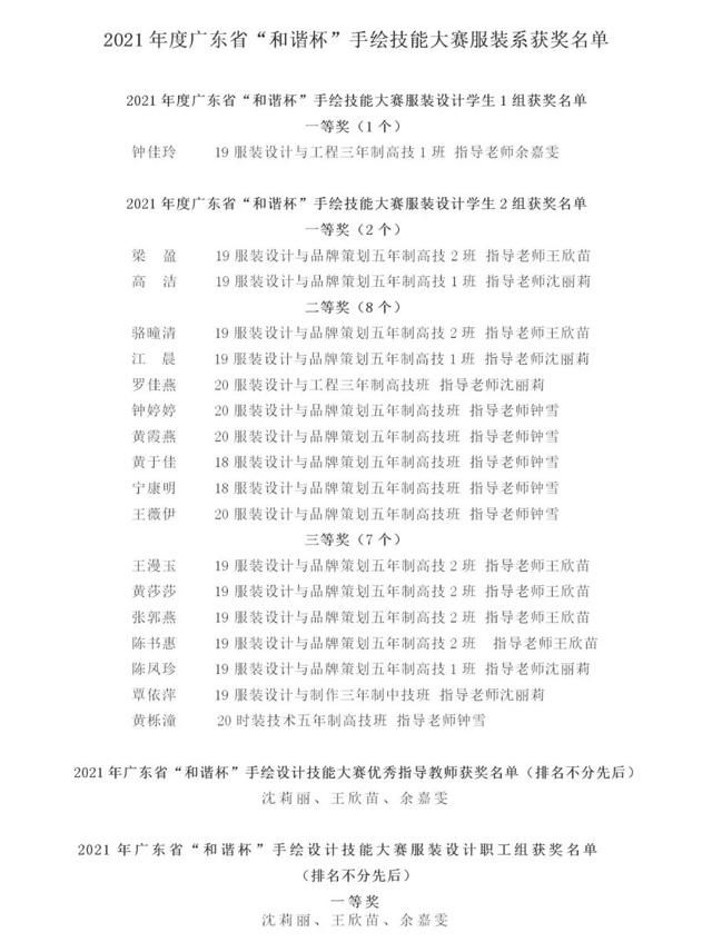 服装设计与制作-广州市白云工商技师学院2023专业介绍插图10